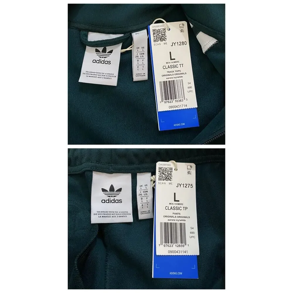 Adidas Originals Adicolor Classics Beckenbauer Tracksuit Aurora Ivy White Size L
